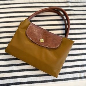 Longchamp LE PLIAGE Type M with Short Handle - Camel